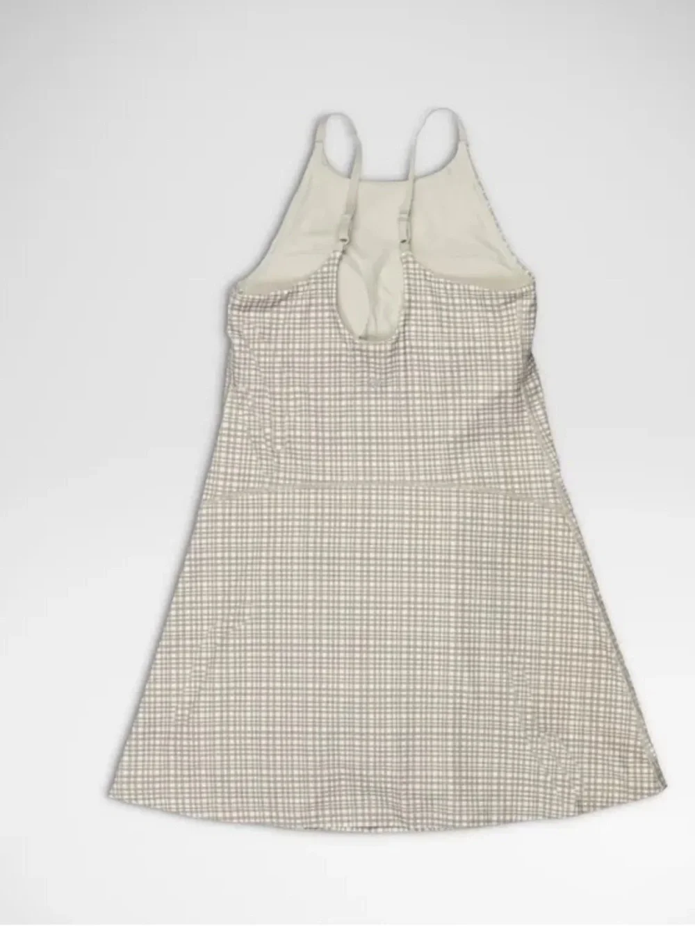 Align Dress Glow Grid Light Ivory Multi Plaid | size 6 | like new